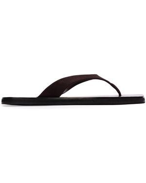 Black Suede Studio Bae Suede Sandals - Black