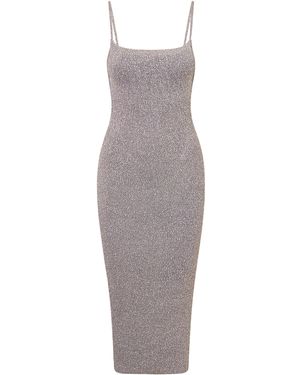 LoveShackFancy Lorelai Sparkle Maxi Dress - Metallic