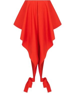 Alaïa Panelled Pant - Red