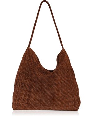 Bembien Sera Suede Tote Bag - Brown