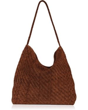 Bembien Sera Suede Tote Bag - Brown