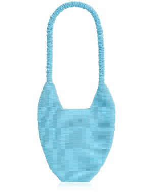 LIKE A BIRD Alva And Pool Beaded Shoulder Bag - Blue