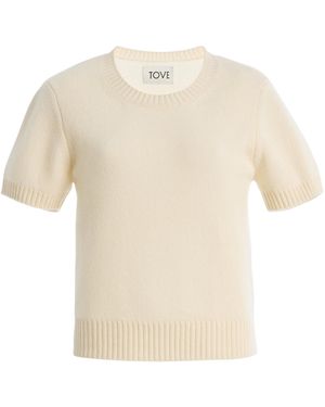 TOVE Anok Cashmere Top - White