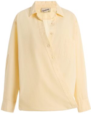 Sanderlak Twist Cotton Shirt - Natural