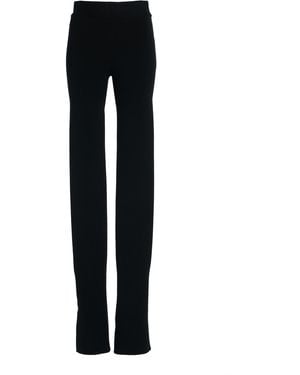 Courreges Double Hem Interlock Pants - Black