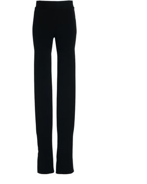 Courreges Double Hem Interlock Trousers - Black