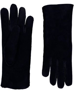 Agnelle Denise Shearling Gloves - Black