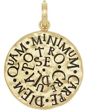 Sylva & Cie Carpe Diem 18K Pendant - Metallic