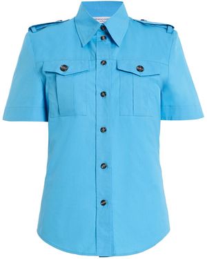 Franchise Sara Cotton Shirt - Blue