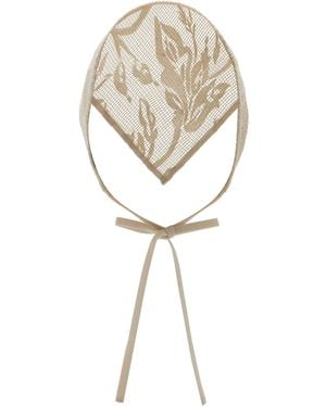 Soleil Soleil Betty Lace Headscarf - Natural