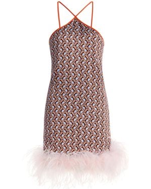 DES_PHEMMES Exclusive La Isla Mini Cocktail Dress - Multicolor