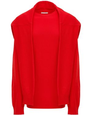 Source Unknown Tio Wool-Blend Sweater - Red