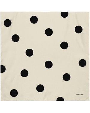 Bembien Pois Silk Scarf - Natural