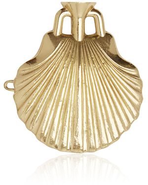 ALÉMAIS Ona Shell Barrette - Metallic