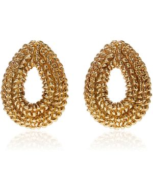 Paola Sighinolfi 18K-Plated Pewter Earrings - Metallic