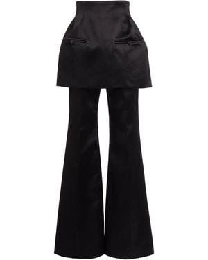 A.W.A.K.E. MODE Basque Tailored Trousers - Black