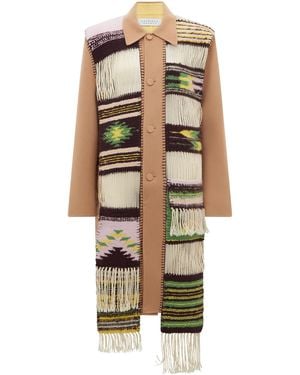 Gabriela Hearst Cardea Reversible Trench Coat With Blanket - Multicolour