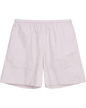 By Malene Birger Siona Cotton Mini Shorts - Pink