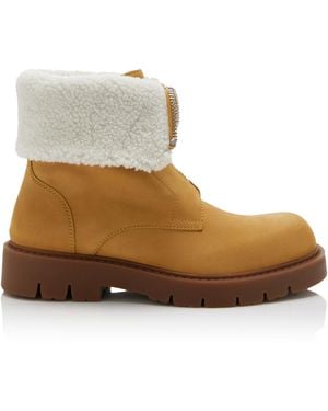 Bottega veneta shearling boots online