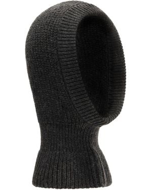 Lemaire Alpaca-Wool Hood - Black