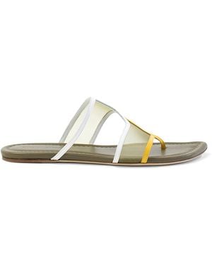 Christopher Esber Paloma Vapour Mesh Sandals - Green