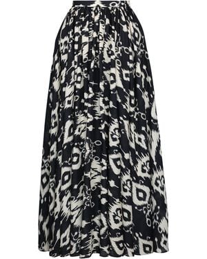 Lena Hoschek Vittoria Cotton Maxi Skirt - White