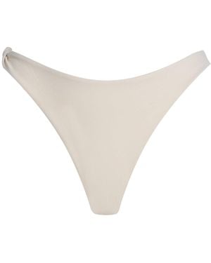 Ziah Twisted Bikini Bottom - White
