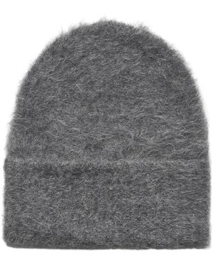 TOTEME Knit Alpaca-blend Beanie - Grey