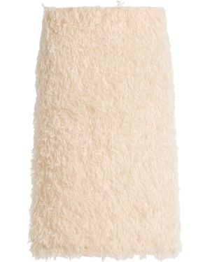TOTEME Feathered-Jersey Midi Skirt - Natural