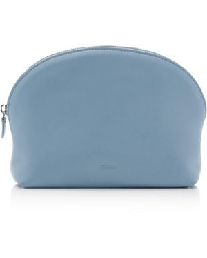 LIE STUDIO The Margot Leather Pouch - Blue