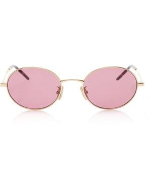 Givenchy City Round-Frame Metal Sunglasses - Pink