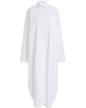 Frankie Shop Helena Maxi Shirt Dress - White