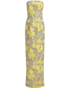 16Arlington Frasia Floral Maxi Dress - Yellow