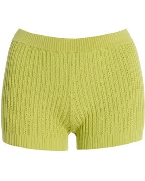 La Veste Exclusive Riviera Maxime Cotton Shorts - Yellow
