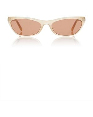 Gucci Cat-Eye Acetate Sunglasses - White