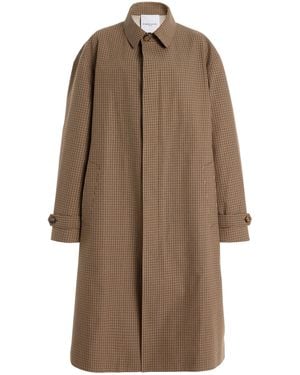 Brandon Maxwell The Quinn Waterproof Twill Driving Coat - Brown