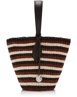 Liffner Single Handle Sisal Basket - Black