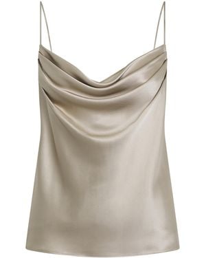 Heirlome Cleo Silk Top - Gray