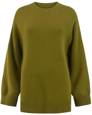 Harris Tapper Kiki Wool-Cashmere Sweater - Green