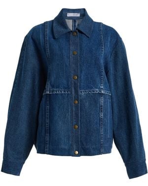 E.L.V. Denim Kara Denim Jacket - Blue