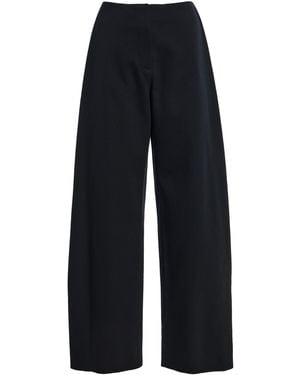 The Row Galileo Wool Barrel-Leg Pants - Blue