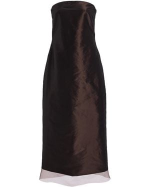 Kallmeyer Lizzy Silk Midi Dress - Black