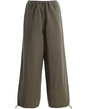 Deiji Studios Cotton Toggle-Hem Pants - Green