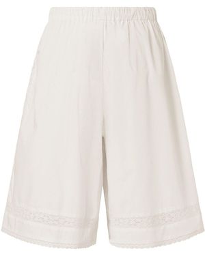 ROAME. Lacie Cotton Shorts - White