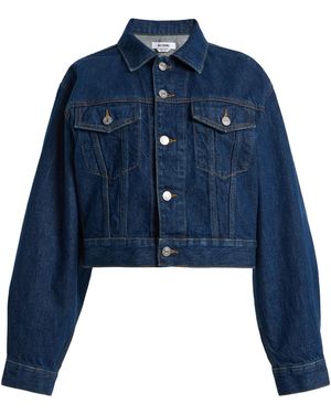 RE/DONE X Kaia Gerber A-Frame Denim Jacket - Blue
