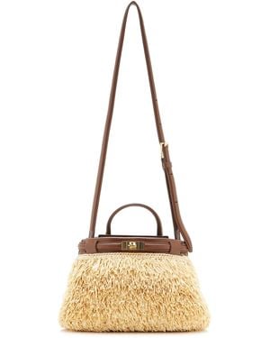 Janessa Leone Exclusive La Isla Mini Leoné Raffia Bag - Natural