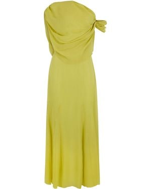 Harris Tapper Exclusive Lucille Silk Maxi Dress - Yellow