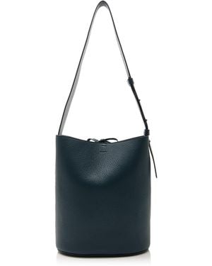 LIE STUDIO The Norma Leather Tote - Blue