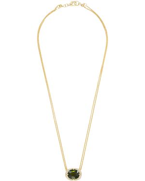 Yi Collection 18K Tourmaline And Diamond Necklace - White