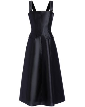 Markarian Alouetta A-line Utility Midi Dress - Black